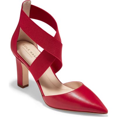 Cole Haan Grand Ambition Maikki Pointed Toe Pump B - Red