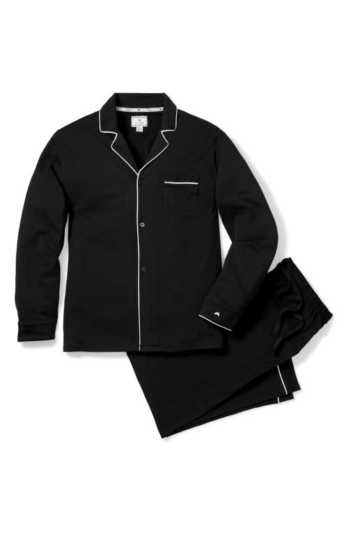 Luxe Pima Cotton Pajamas in Black