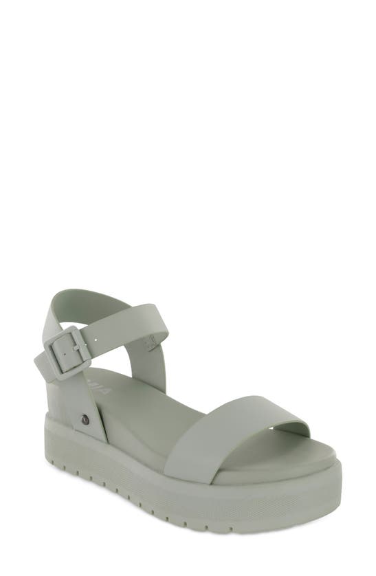 Mia Kayci Platform Sandal In Sage