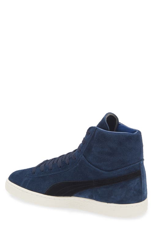 Shop Puma X Noah Classic Mid Top Sneaker In Elektro Blue-new Navy