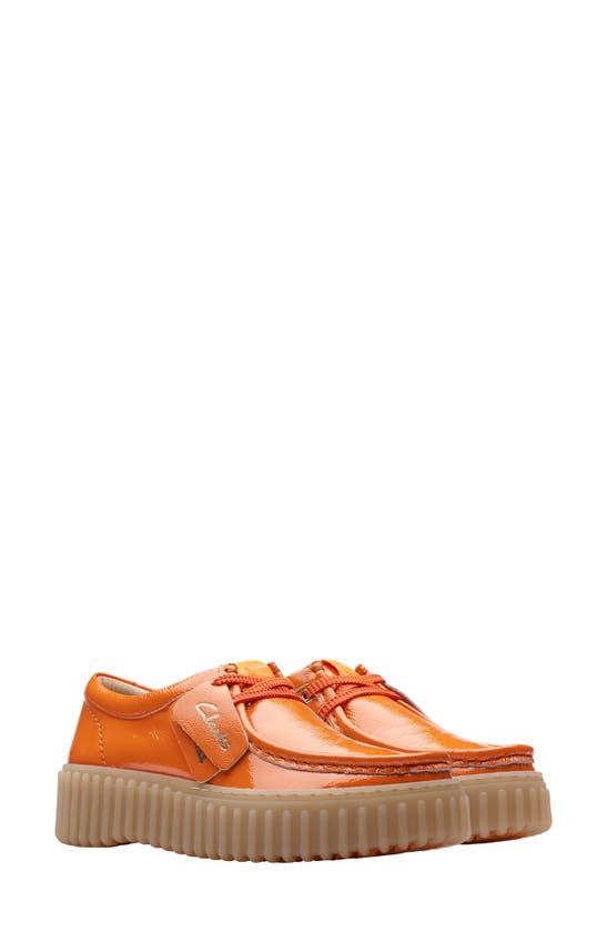 Shop Clarks (r) Torhill Bee Chukka Sneaker In Orange Patent