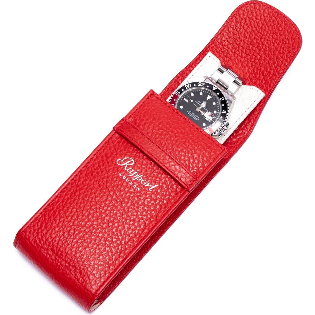 Rapport London Portobello Watch Pouch In Red