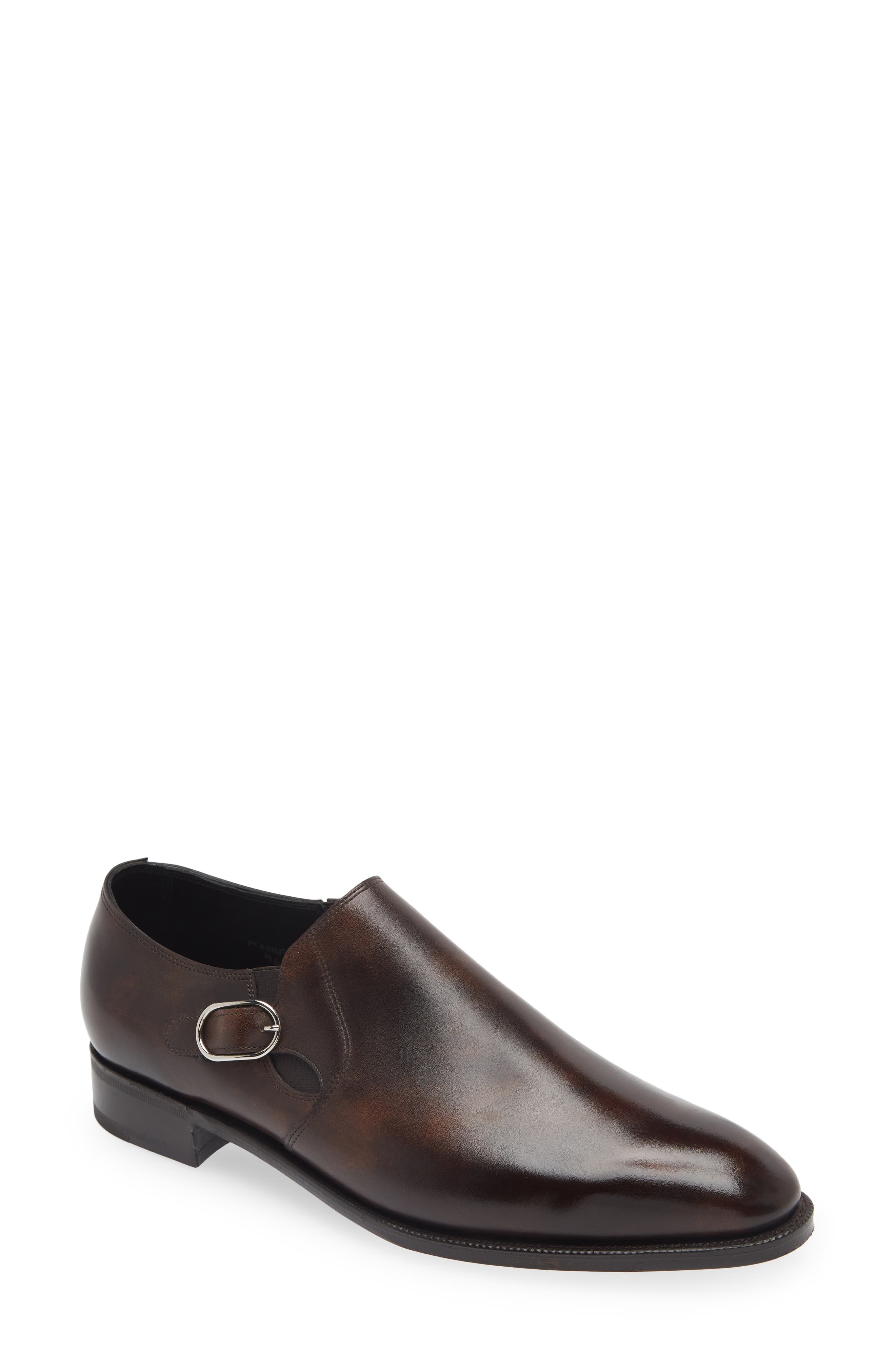 Alden Plain Toe Monk Strap Shoe (Men) | Nordstrom