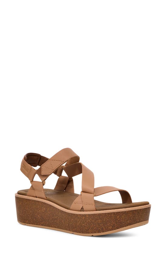 Shop Teva Madera Wedge Sandal In Tigers Eye