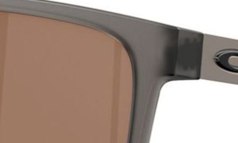 Oakley Exchange Sun 56mm Polarized Rectangular Sunglasses In Smoke