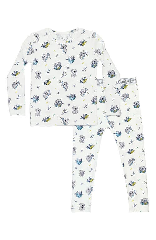 Bellabu Bear Kids' Koala Fitted Two-Piece Pajamas at Nordstrom,