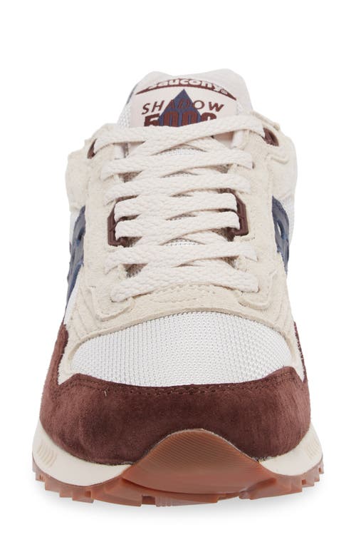 Saucony Shadow 5000 Sneaker In Moon/chocolate