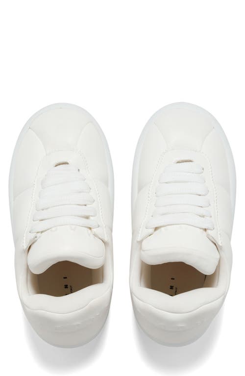 Shop Marni Puff Sneaker In White