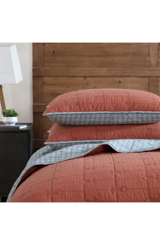 Eddie Bauer Troutdale Cotton Quilt 3-piece Set In Ginger Orange