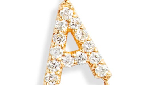 Anzie Women's Love Letter Initial 14k Yellow Gold & 0.05 Tcw Diamond Necklace In Gold