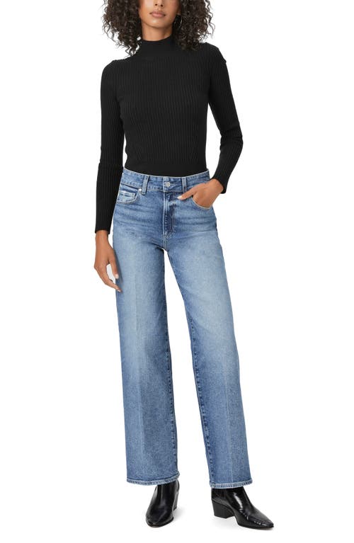 Shop Paige Sasha High Waist Wide Leg Jeans In Ottilia Distressed