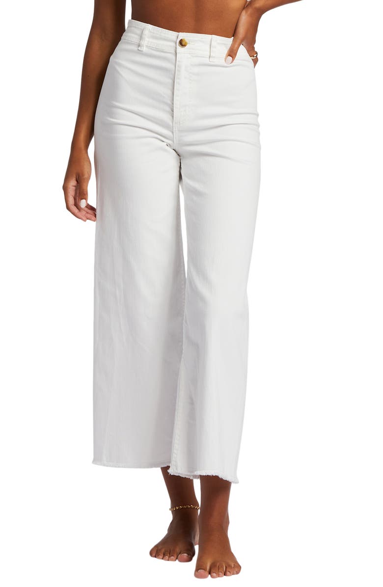 Billabong Free Fall Stretch Crop Wide Leg Pants | Nordstrom