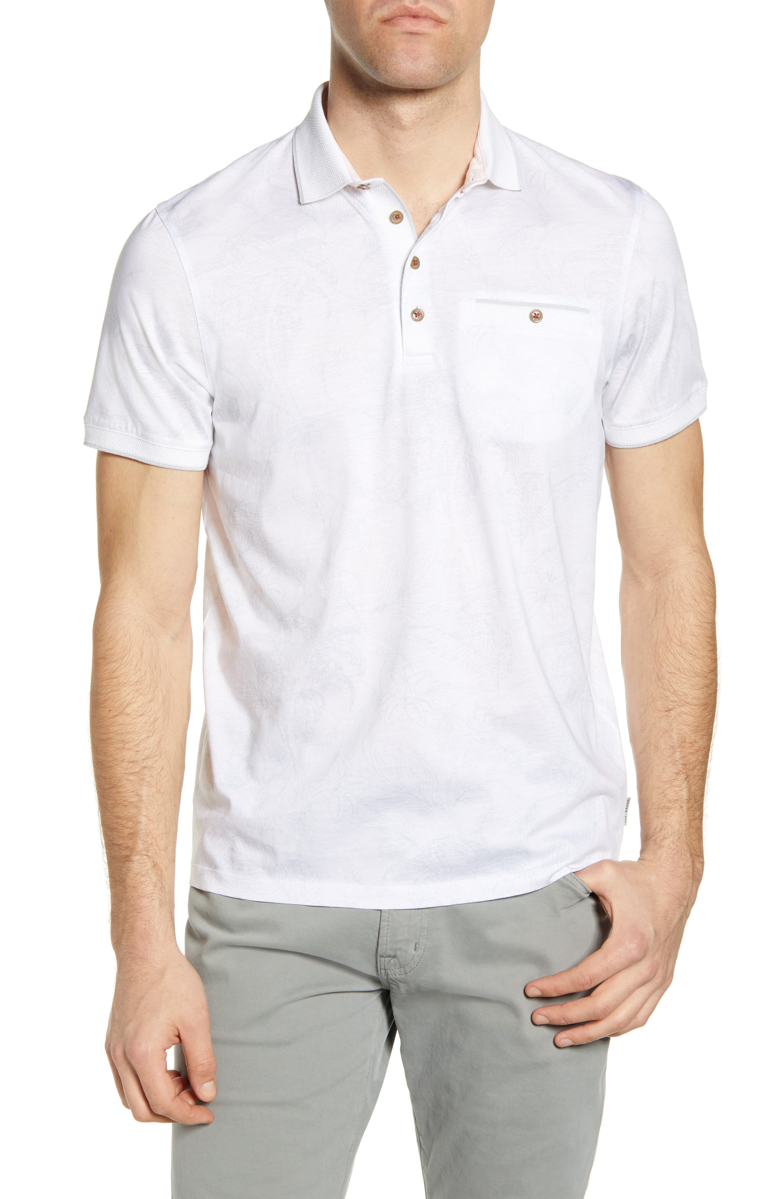 ted baker white polo