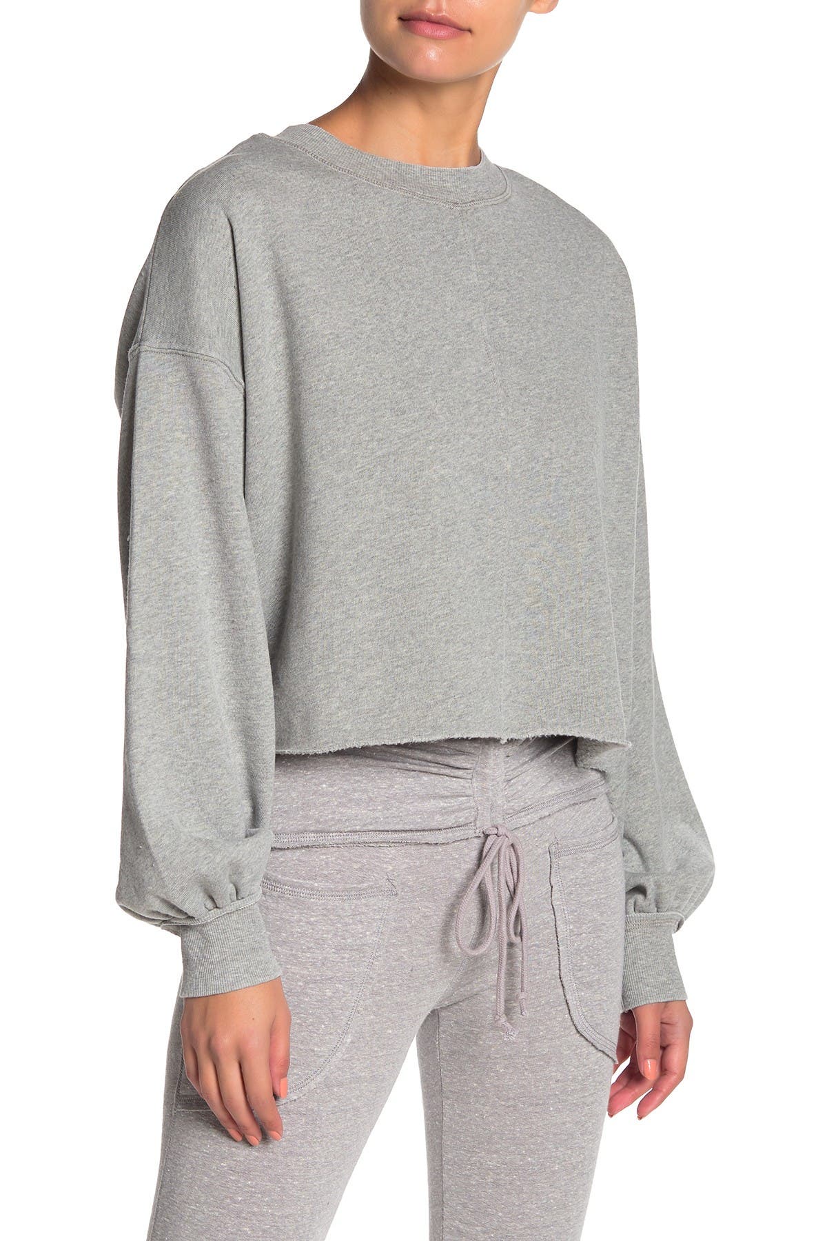 free people white sweatshirt
