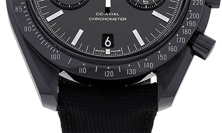 WATCHFINDER & CO. WATCHFINDER & CO. OMEGA PREOWNED 2019 SPEEDMASTER DARK SIDE OF THE MOON AUTOMATIC NYLON STRAP WATCH,