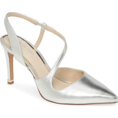 Kenneth Cole New York Riley 85 Pointed Toe Pump- Metallic