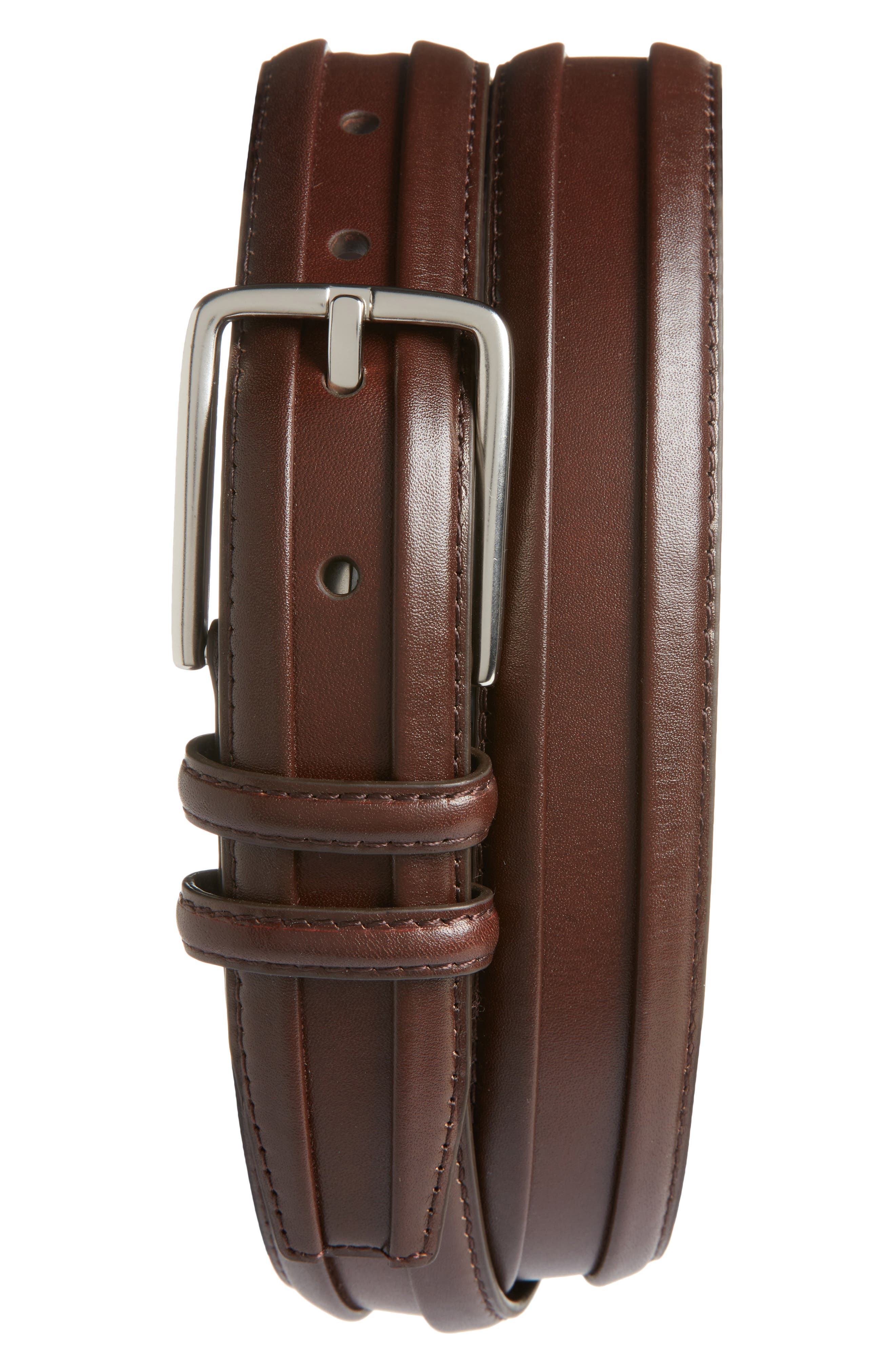 Accessories Belts Leather Belts LTB Leather Belt brown-bronze-colored casual look 