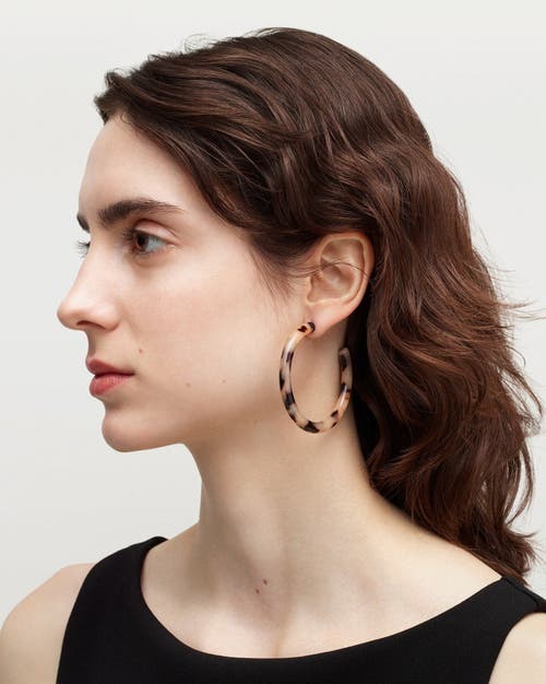 Machete Bold Hoops In Blonde Tortoise