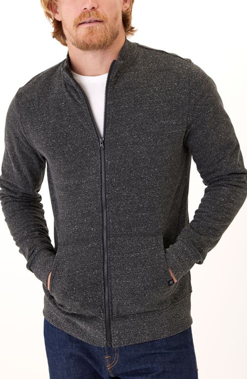 Shop Threads 4 Thought Brandon Knit Zip-up Jacket In Heather Black