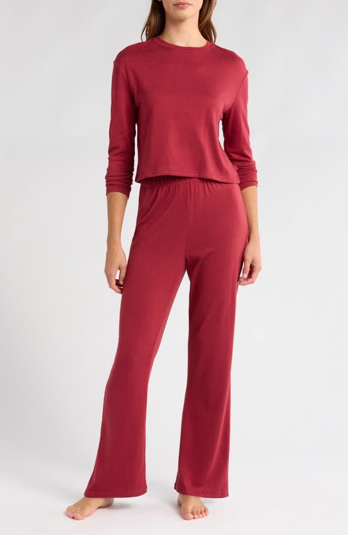 Shop Ugg(r) May Heathered Pajamas In Rubious Heather