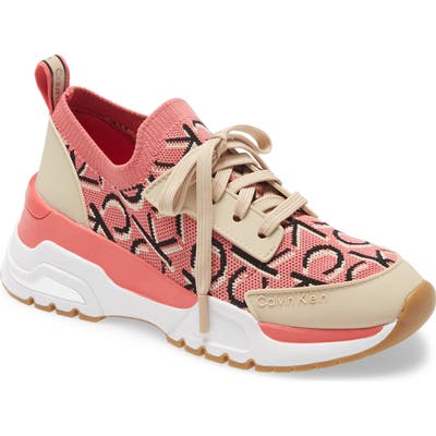 Calvin Klein Hensley Sneaker, Coral