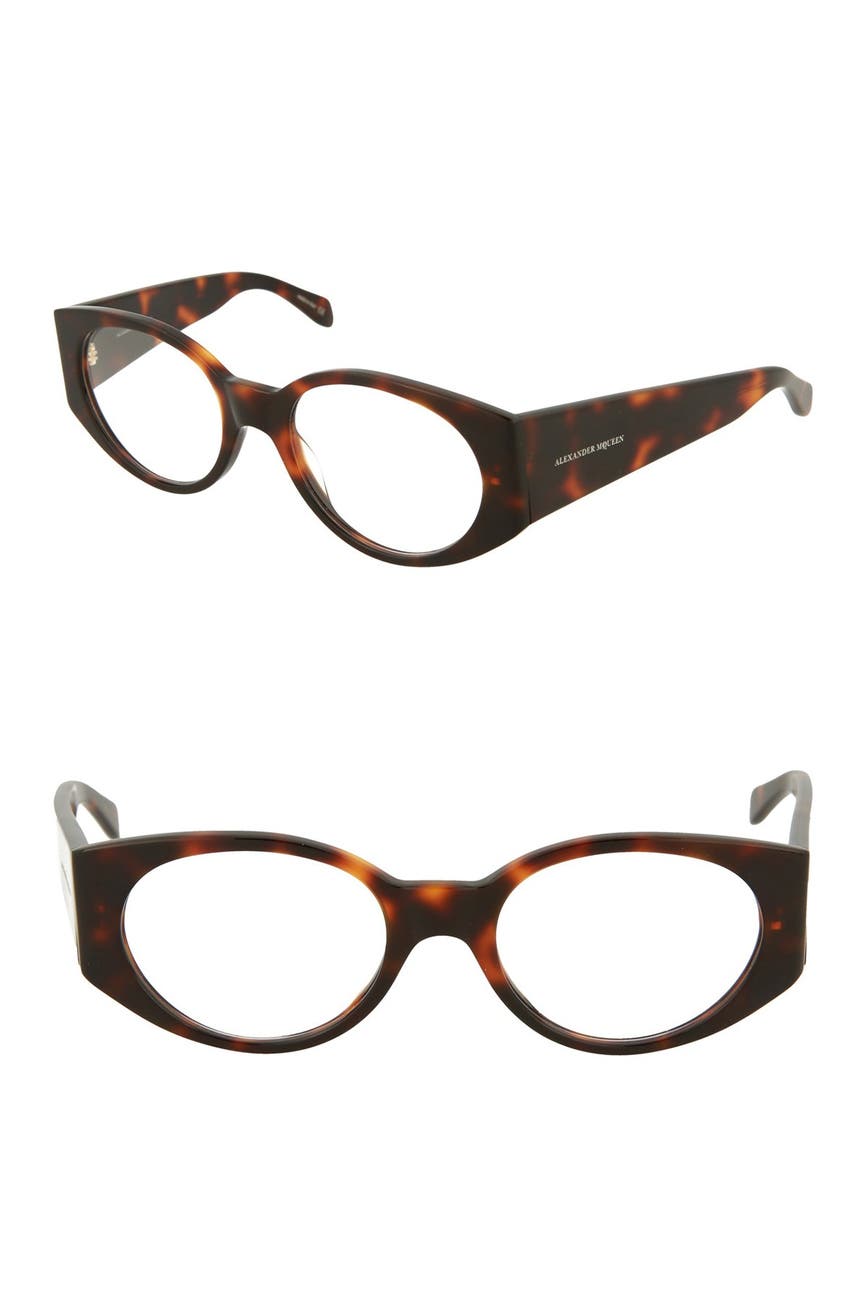 Alexander McQueen | 52mm Oval Optical Frames | Nordstrom Rack