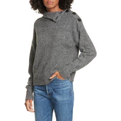 Judith & Charles Olivo Wool & Cashmere Sweater, Grey