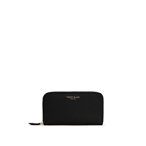 Teddy Blake Zipwallet Stampato In Black