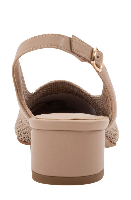 David Tate Glenna Slingback Sandal In Taupe