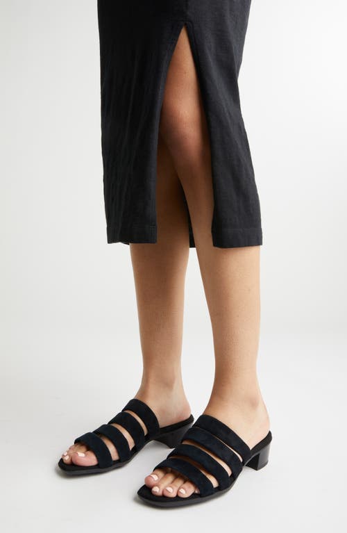 Shop Munro Adrianne Sandal In Black Suede