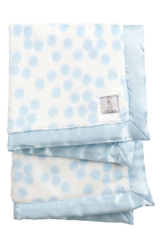 LITTLE GIRAFFE LITTLE GIRAFFE CONFETTI SATIN TRIM BLANKET