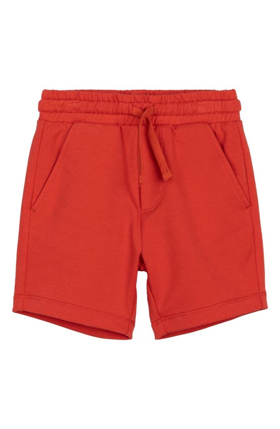 Shop Miles Baby Kids' French Terry Shorts In Red Red