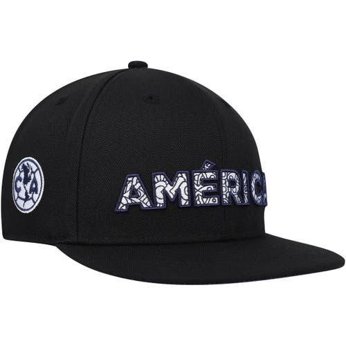 FAN INK Men's Black Club America Bode Snapback Hat