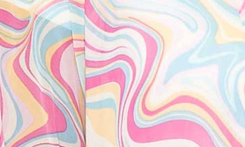 L I V D Megan Mesh Duster In Candy Blue