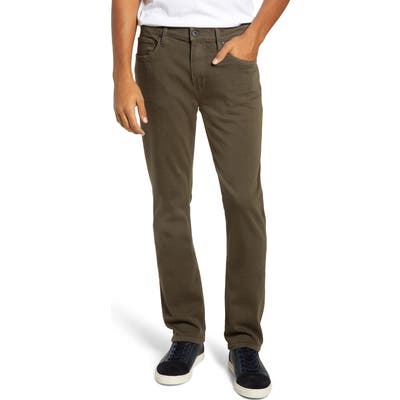 Paige Transcend - Federal Slim Straight Leg Jeans, Green