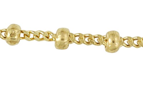 Bony Levy 14k Gold Mykonos Beaded Chain Necklace In 14k Yellow Gold