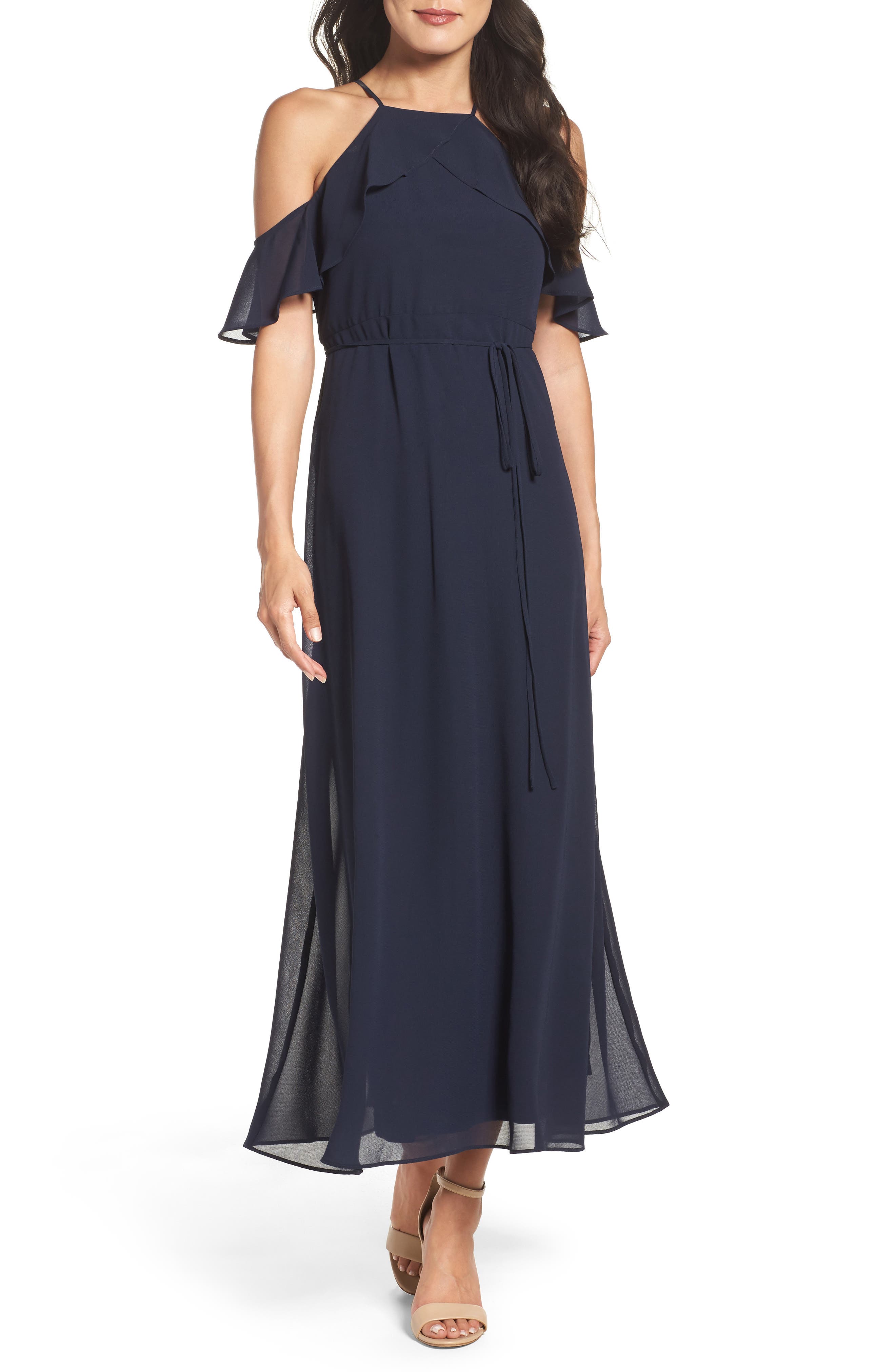 Gabby Skye Cold Shoulder Maxi Dress | Nordstrom