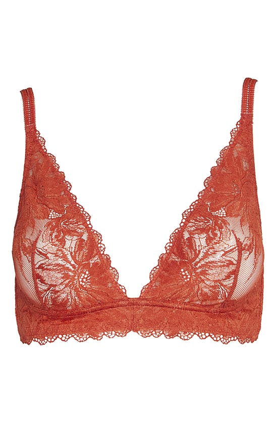 Shop Huit Brandy Wireless Bra In Brick