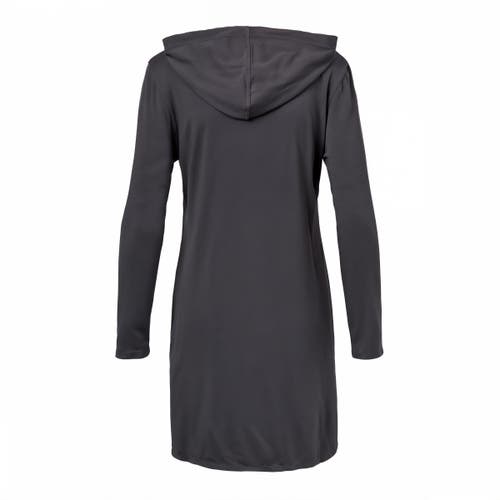 Uv Skinz Full Zip Island Beach Jacket In Charcoal