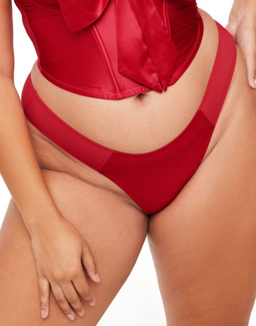 Arianna Brazilian Panties in Dark Red