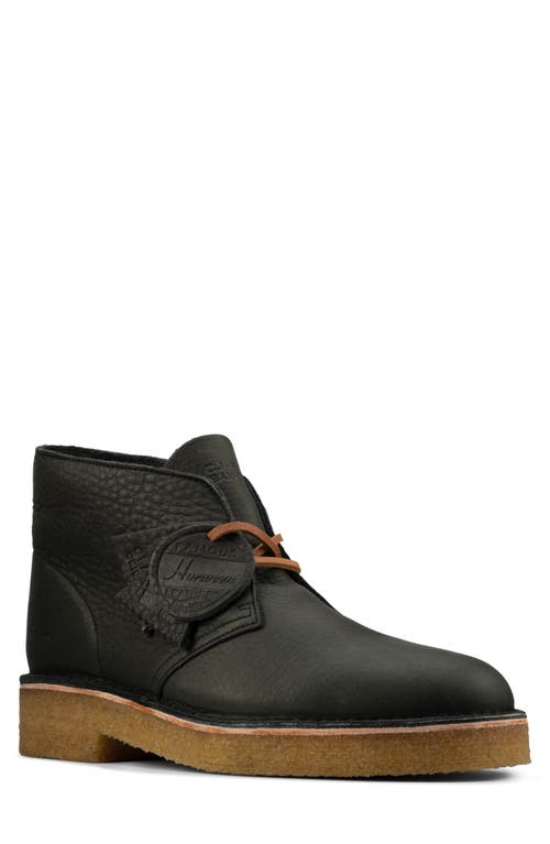 Clarks(R) Desert 221 Boot in Black Natural Leather