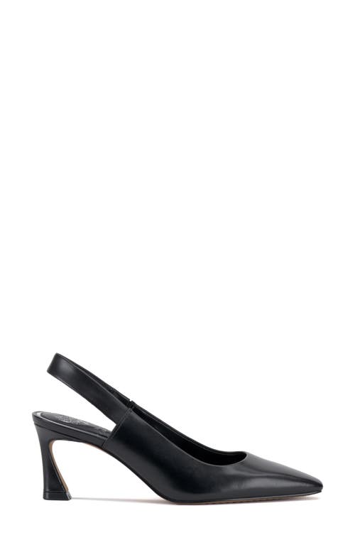 Shop Vince Camuto Samila Square Toe Slingback Pump In Black