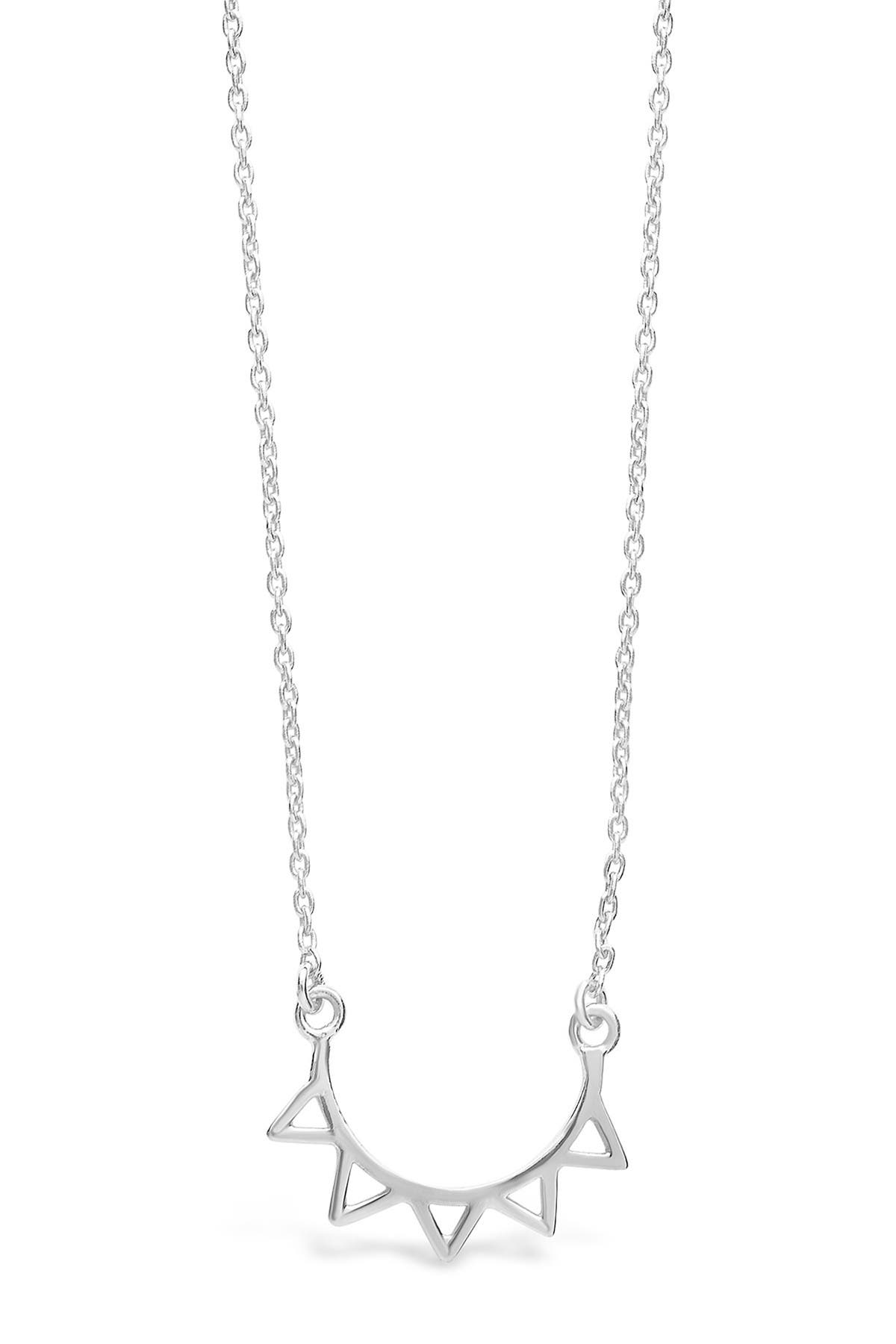 Sterling Forever Sterling Silver Open Spike Pendant