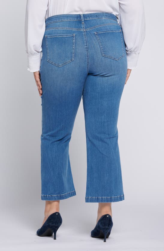 Shop Nydj Julia Relaxed Crop Flare Jeans In Fairmont
