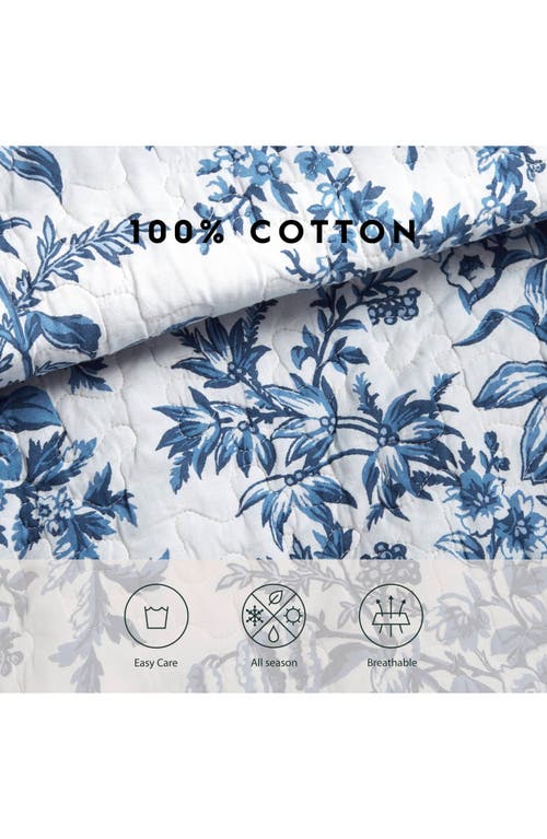 Laura Ashley Bedford Quilt & Sham Set In Delft