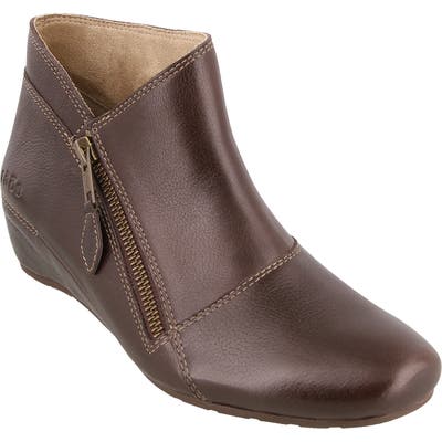 Taos Hideaway Wedge Bootie, Brown