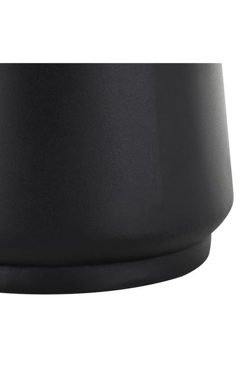 VIVIAN LUNE HOME VIVIAN LUNE HOME BLACK METAL VASE