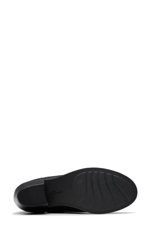 Clarksr Clarks(r) Neva Buckle Bootie In Black Leather