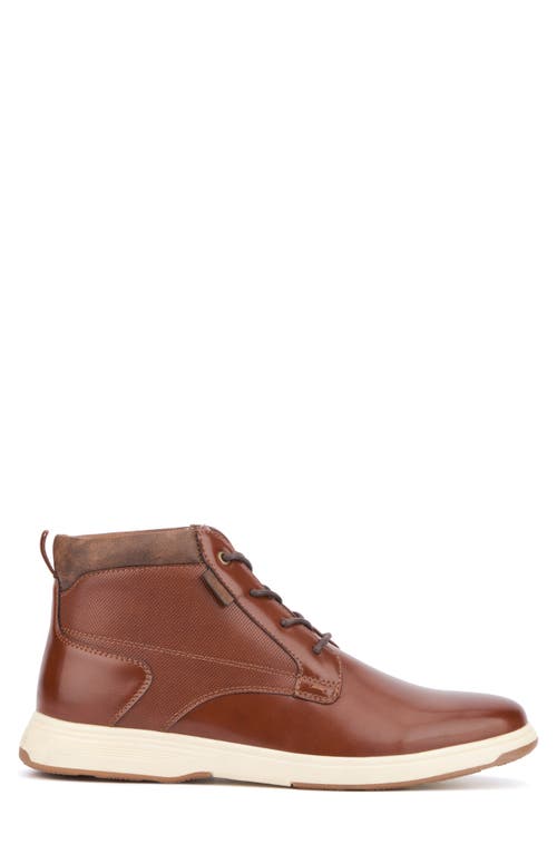 New York And Company Darren High Top Sneaker In Cognac