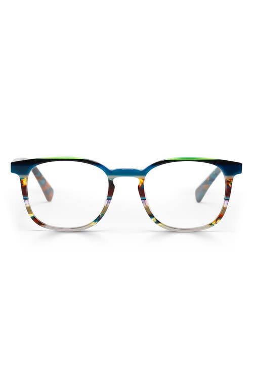 Boardroom 50mm Reading Glasses in Teal Multi/Clear